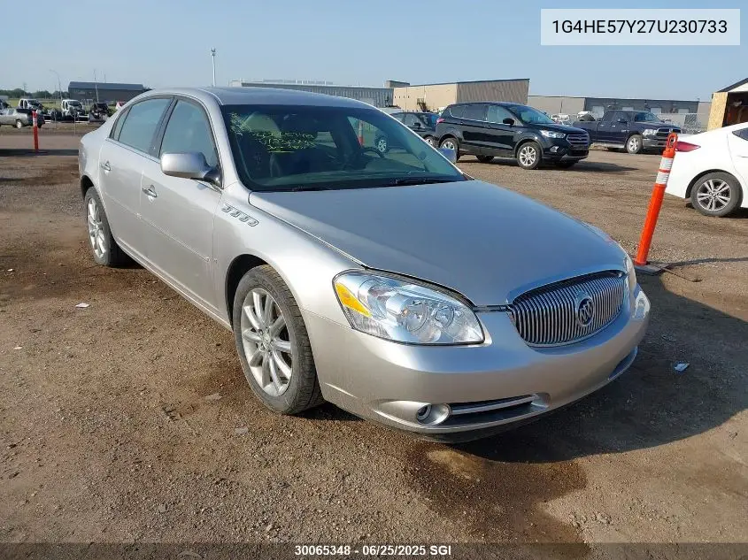 2007 Buick Lucerne Cxs VIN: 1G4HE57Y27U230733 Lot: 30065348