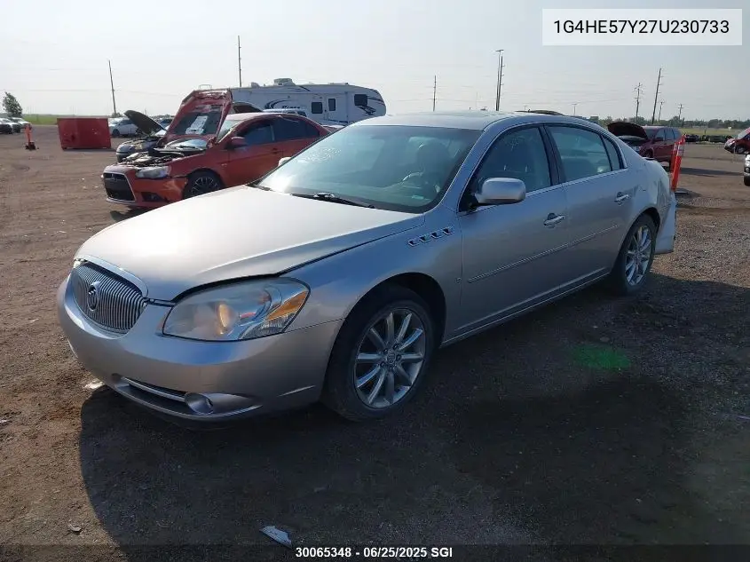 2007 Buick Lucerne Cxs VIN: 1G4HE57Y27U230733 Lot: 30065348