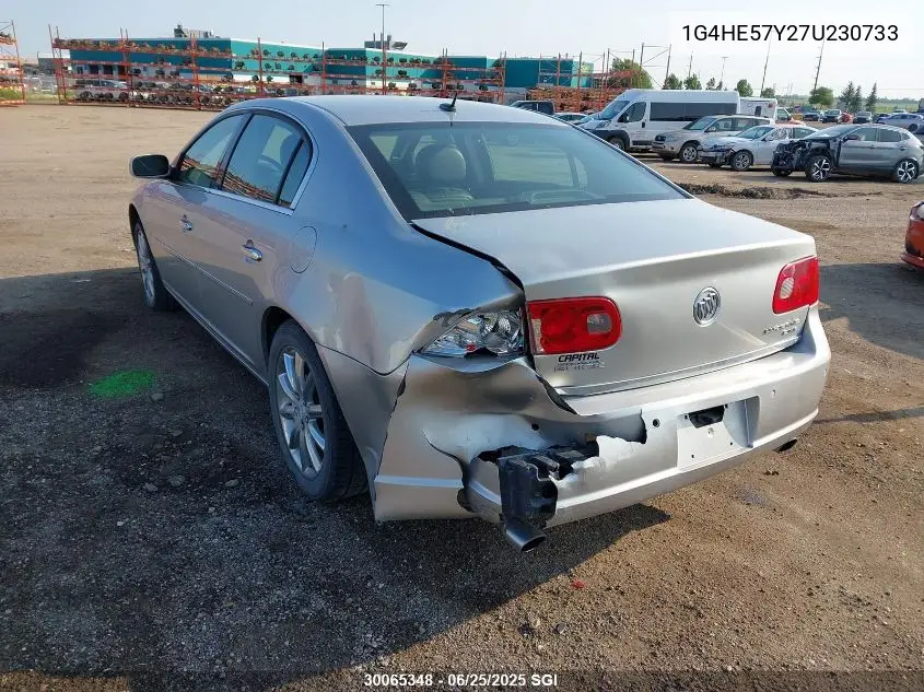 2007 Buick Lucerne Cxs VIN: 1G4HE57Y27U230733 Lot: 30065348