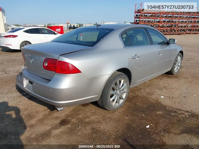 2007 Buick Lucerne Cxs VIN: 1G4HE57Y27U230733 Lot: 30065348