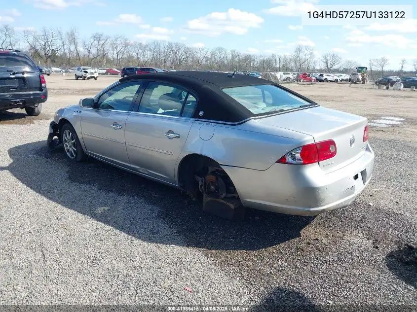 2007 Buick Lucerne Cxl VIN: 1G4HD57257U133122 Lot: 41985415