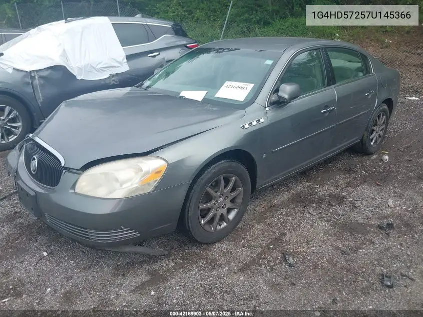2007 Buick Lucerne Cxl VIN: 1G4HD57257U145366 Lot: 42169903