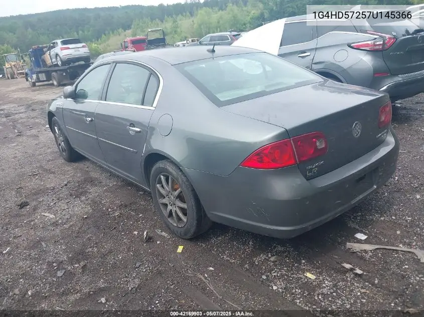 2007 Buick Lucerne Cxl VIN: 1G4HD57257U145366 Lot: 42169903