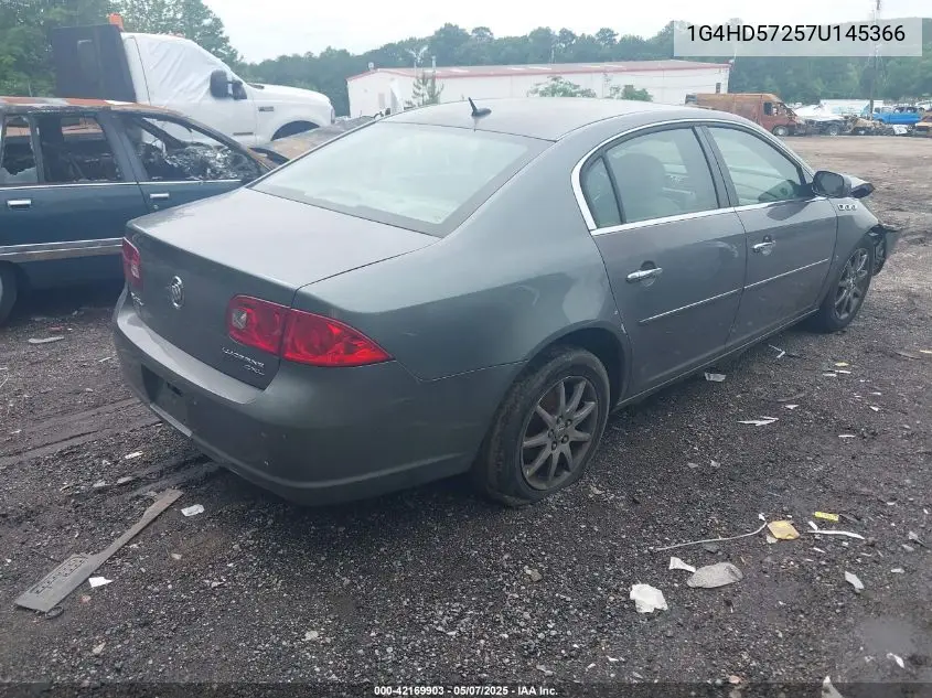 2007 Buick Lucerne Cxl VIN: 1G4HD57257U145366 Lot: 42169903