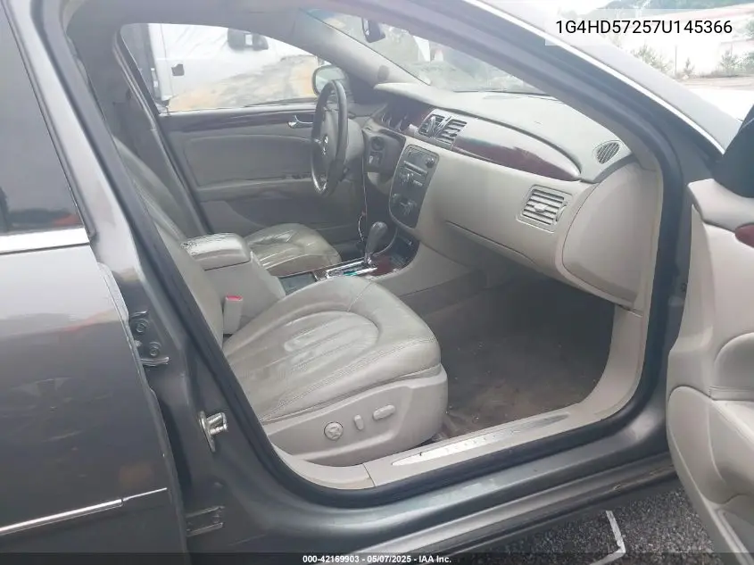 2007 Buick Lucerne Cxl VIN: 1G4HD57257U145366 Lot: 42169903