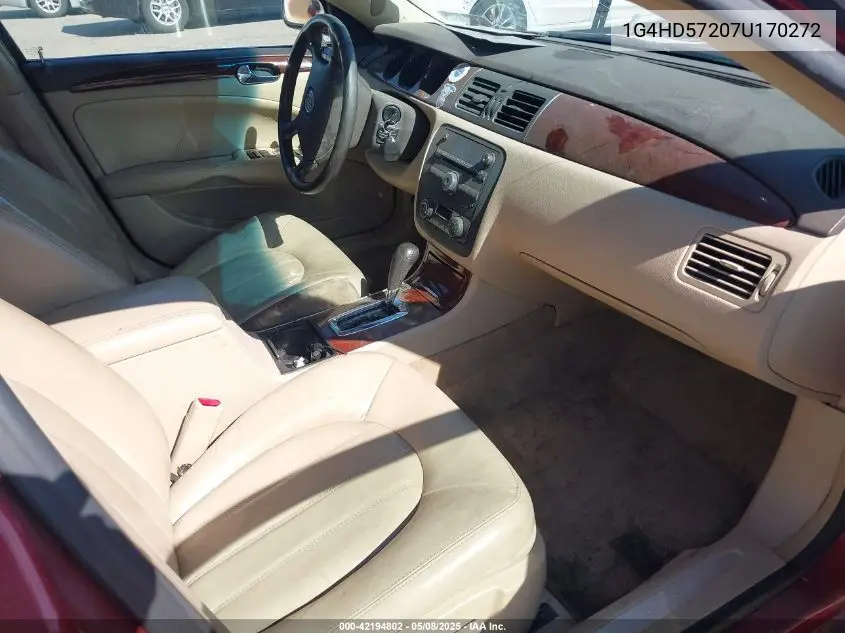 2007 Buick Lucerne Cxl VIN: 1G4HD57207U170272 Lot: 42194802