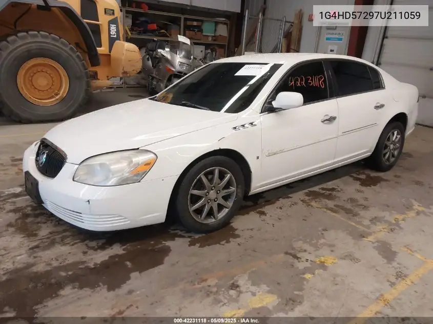2007 Buick Lucerne Cxl VIN: 1G4HD57297U211059 Lot: 42231118