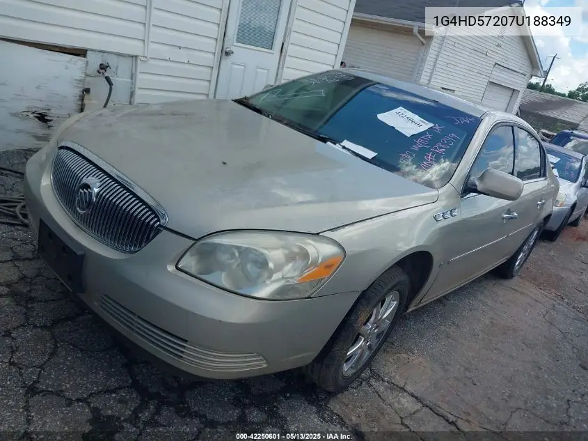 2007 Buick Lucerne Cxl VIN: 1G4HD57207U188349 Lot: 42250601