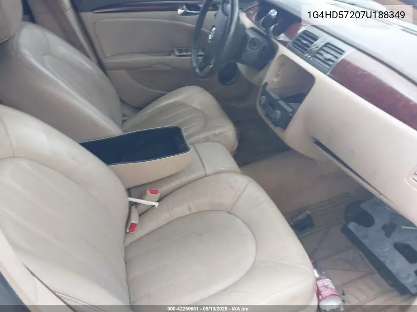 2007 Buick Lucerne Cxl VIN: 1G4HD57207U188349 Lot: 42250601