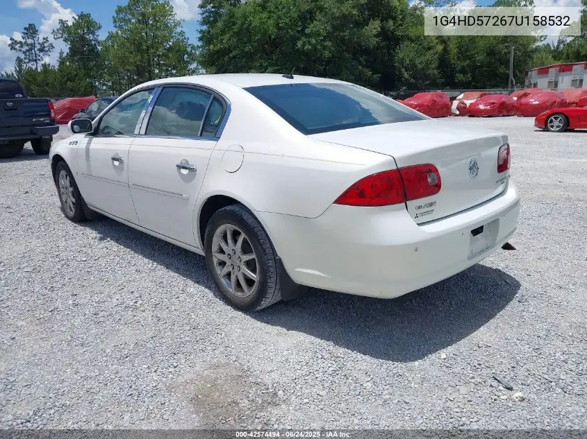 2007 Buick Lucerne Cxl VIN: 1G4HD57267U158532 Lot: 42574494