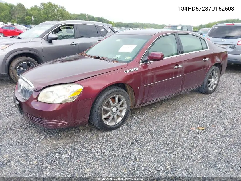 2007 Buick Lucerne Cxl VIN: 1G4HD57287U162503 Lot: 42596935