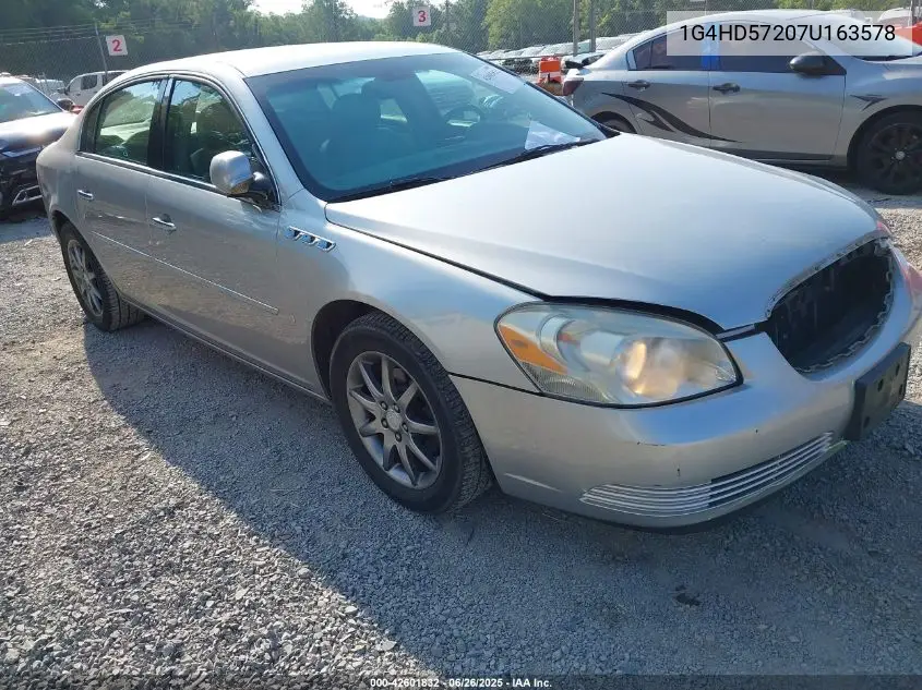 2007 Buick Lucerne Cxl VIN: 1G4HD57207U163578 Lot: 42601832