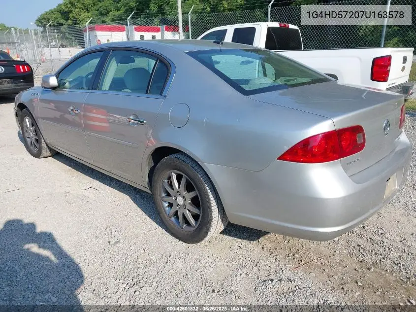 2007 Buick Lucerne Cxl VIN: 1G4HD57207U163578 Lot: 42601832