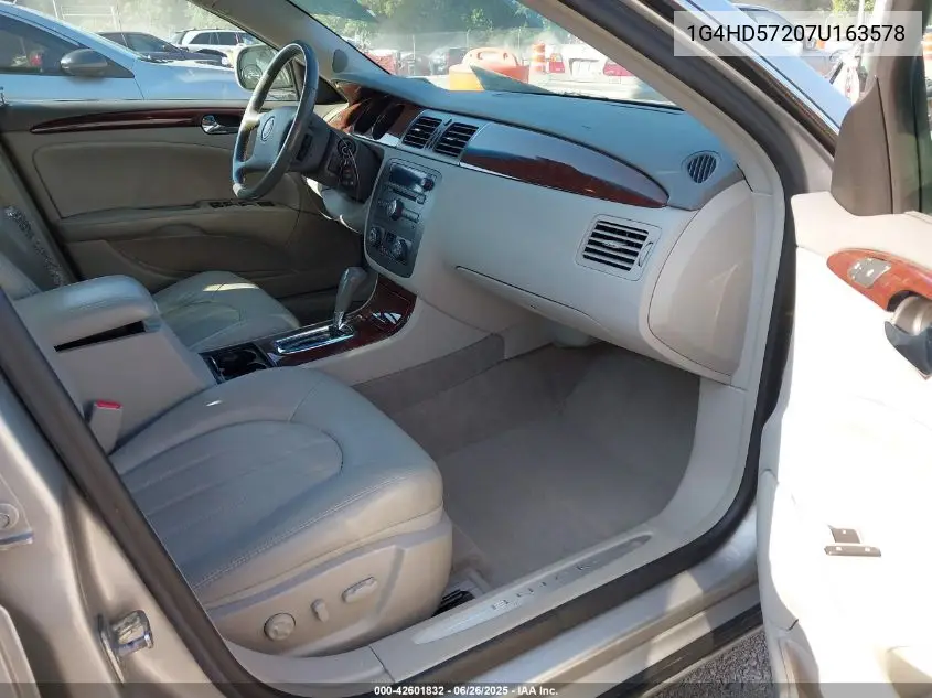 2007 Buick Lucerne Cxl VIN: 1G4HD57207U163578 Lot: 42601832