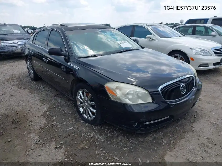 2007 Buick Lucerne Cxs VIN: 1G4HE57Y37U123576 Lot: 42603052
