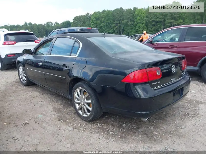 2007 Buick Lucerne Cxs VIN: 1G4HE57Y37U123576 Lot: 42603052