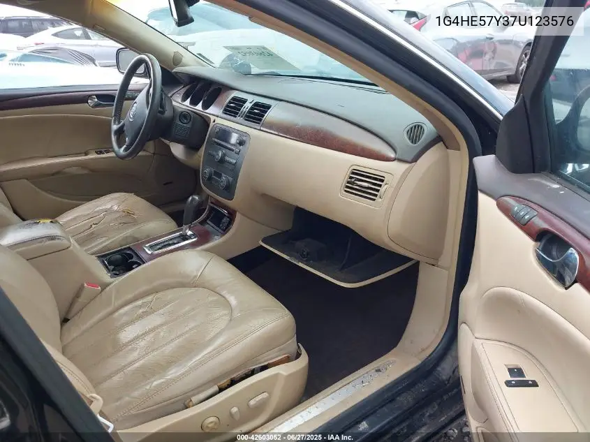 2007 Buick Lucerne Cxs VIN: 1G4HE57Y37U123576 Lot: 42603052