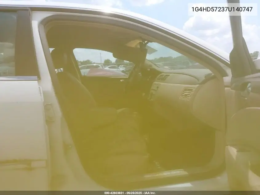 2007 Buick Lucerne Cxl VIN: 1G4HD57237U140747 Lot: 42603651
