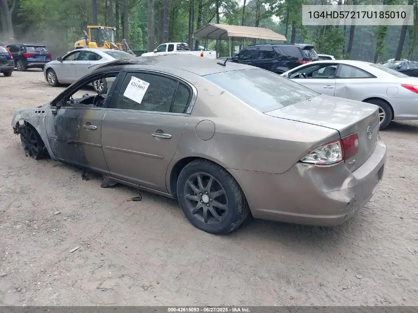 2007 Buick Lucerne Cxl VIN: 1G4HD57217U185010 Lot: 42615093