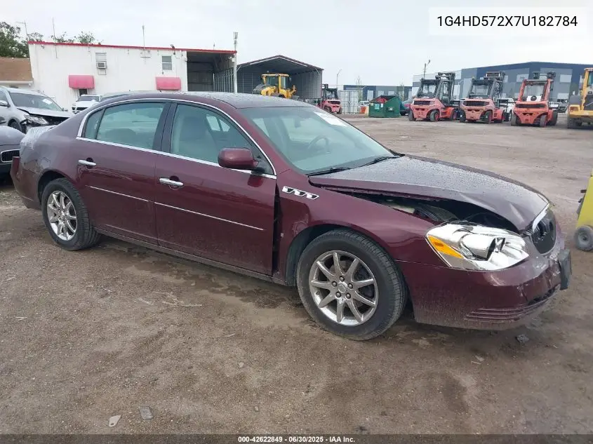 2007 Buick Lucerne Cxl VIN: 1G4HD572X7U182784 Lot: 42622849