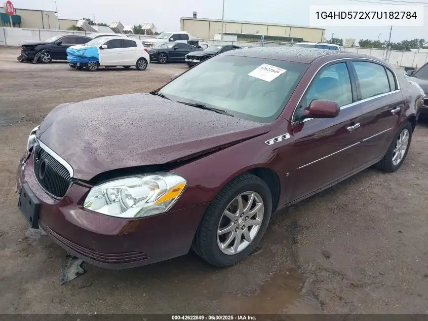 2007 Buick Lucerne Cxl VIN: 1G4HD572X7U182784 Lot: 42622849