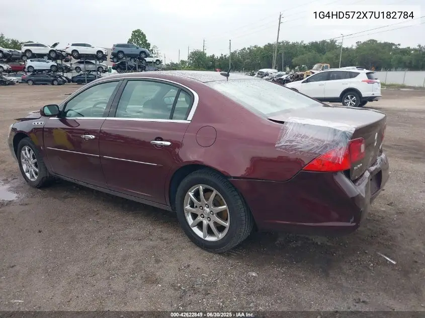 2007 Buick Lucerne Cxl VIN: 1G4HD572X7U182784 Lot: 42622849