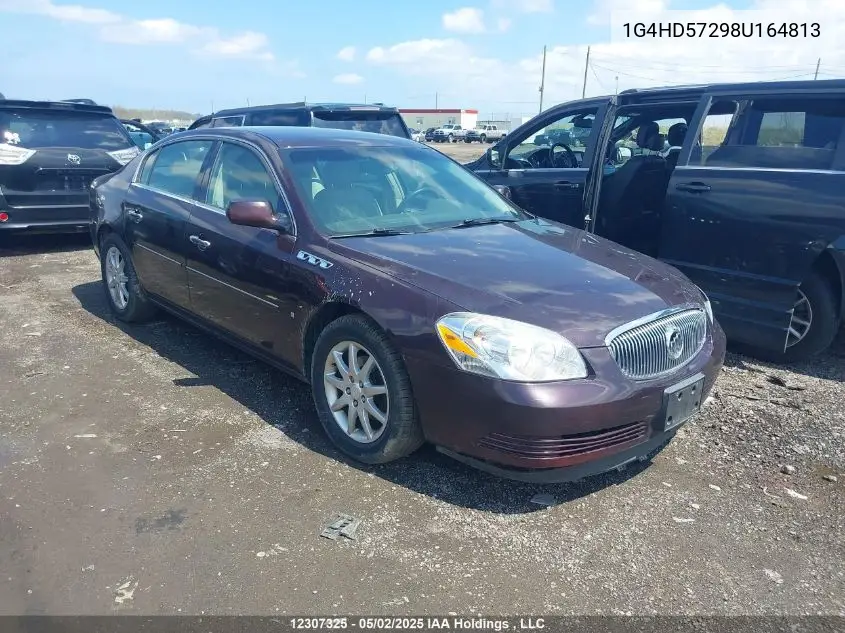 2008 Buick Lucerne Cxl VIN: 1G4HD57298U164813 Lot: 12307325