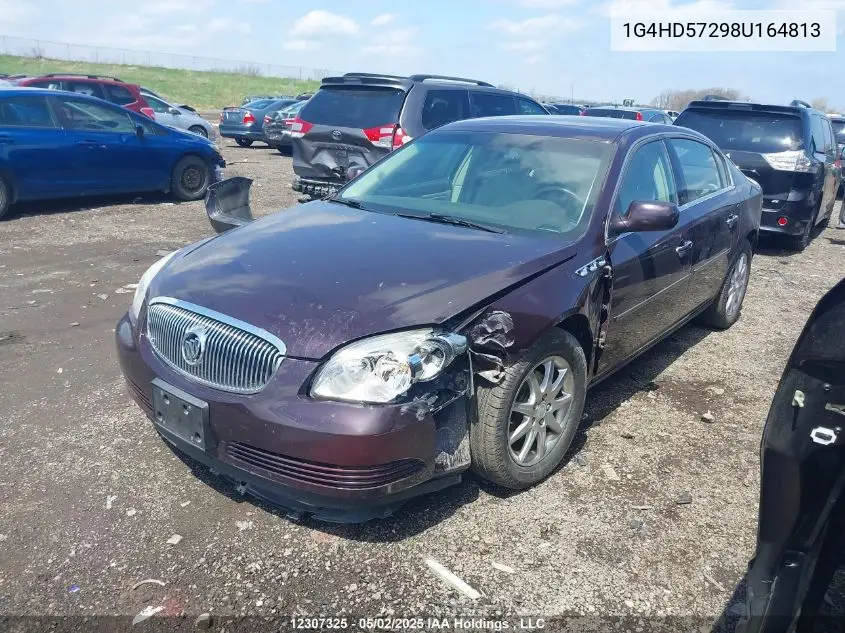 2008 Buick Lucerne Cxl VIN: 1G4HD57298U164813 Lot: 12307325