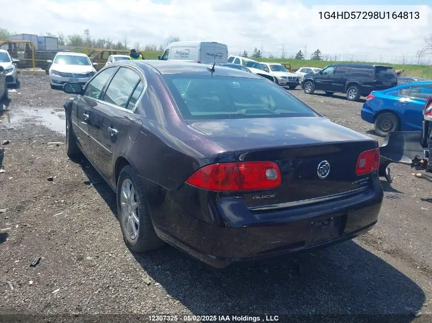 2008 Buick Lucerne Cxl VIN: 1G4HD57298U164813 Lot: 12307325