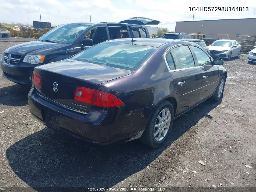 2008 Buick Lucerne Cxl VIN: 1G4HD57298U164813 Lot: 12307325