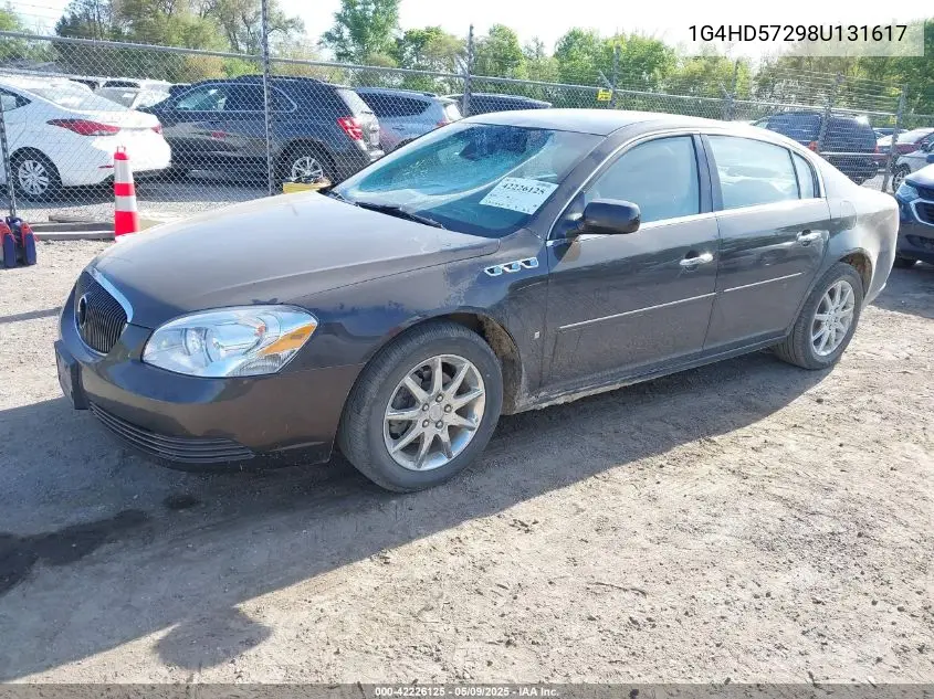 2008 Buick Lucerne Cxl VIN: 1G4HD57298U131617 Lot: 42226125