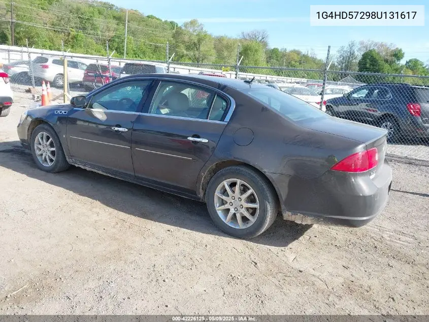 2008 Buick Lucerne Cxl VIN: 1G4HD57298U131617 Lot: 42226125