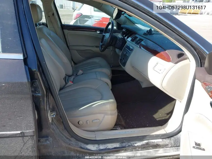 2008 Buick Lucerne Cxl VIN: 1G4HD57298U131617 Lot: 42226125