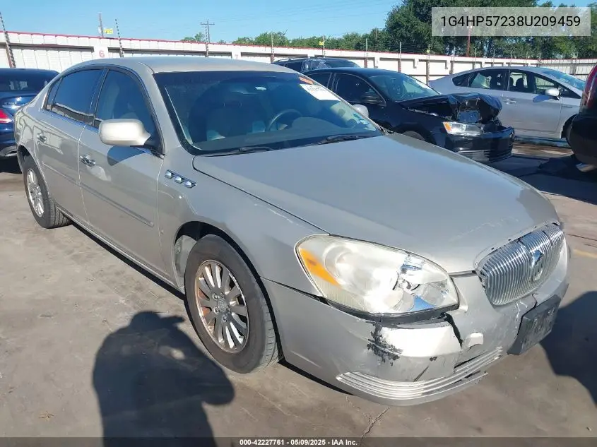 2008 Buick Lucerne Cx VIN: 1G4HP57238U209459 Lot: 42227761