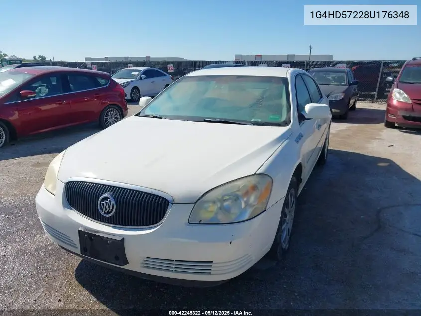 2008 Buick Lucerne Cxl VIN: 1G4HD57228U176348 Lot: 42245322