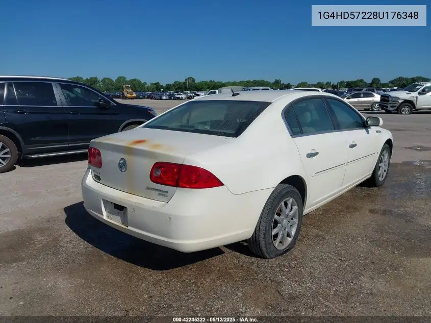 2008 Buick Lucerne Cxl VIN: 1G4HD57228U176348 Lot: 42245322