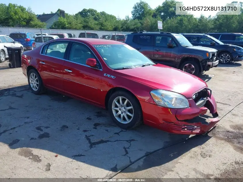 2008 Buick Lucerne Cxl VIN: 1G4HD572X8U131710 Lot: 42605638