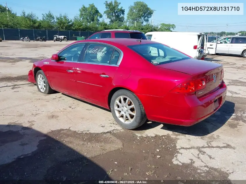 2008 Buick Lucerne Cxl VIN: 1G4HD572X8U131710 Lot: 42605638