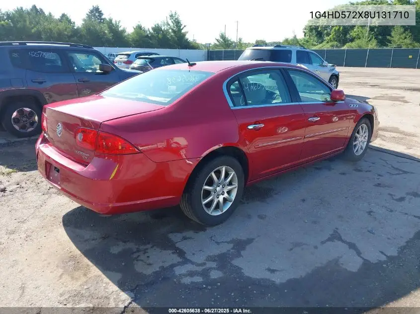 2008 Buick Lucerne Cxl VIN: 1G4HD572X8U131710 Lot: 42605638