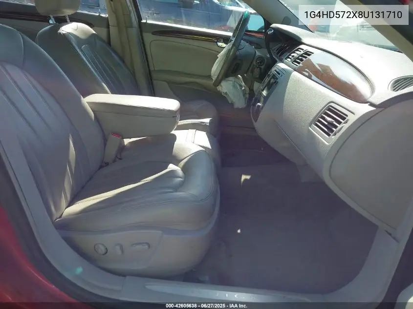 2008 Buick Lucerne Cxl VIN: 1G4HD572X8U131710 Lot: 42605638
