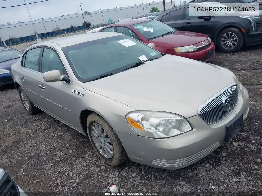 2008 Buick Lucerne Cx VIN: 1G4HP57228U144653 Lot: 42605847