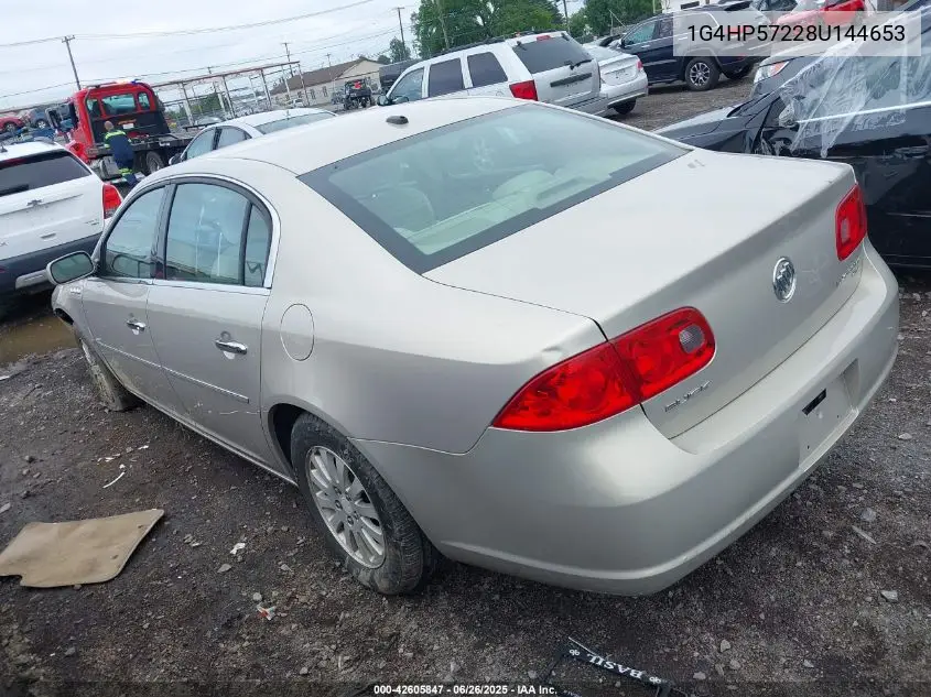 2008 Buick Lucerne Cx VIN: 1G4HP57228U144653 Lot: 42605847