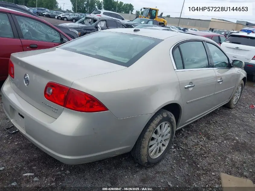 2008 Buick Lucerne Cx VIN: 1G4HP57228U144653 Lot: 42605847
