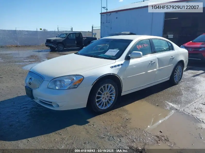 2009 Buick Lucerne Super VIN: 1G4HF57929U122007 Lot: 41816843