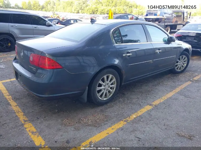 2009 Buick Lucerne Cxl VIN: 1G4HD57M89U148265 Lot: 42534370