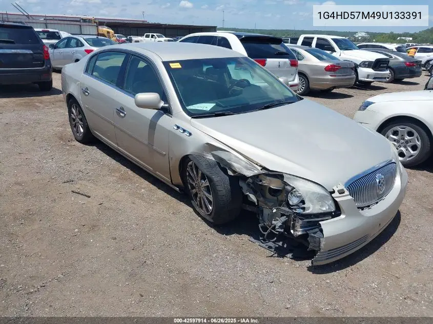 2009 Buick Lucerne Cxl-4 VIN: 1G4HD57M49U133391 Lot: 42597914