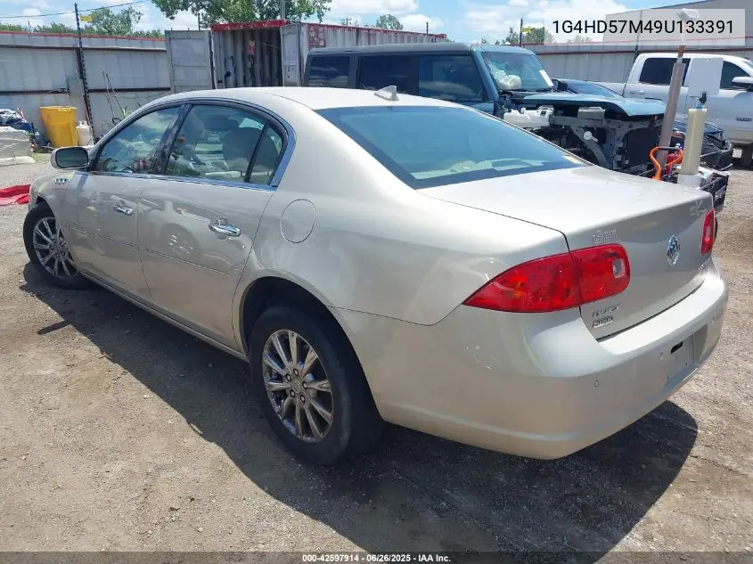 2009 Buick Lucerne Cxl-4 VIN: 1G4HD57M49U133391 Lot: 42597914
