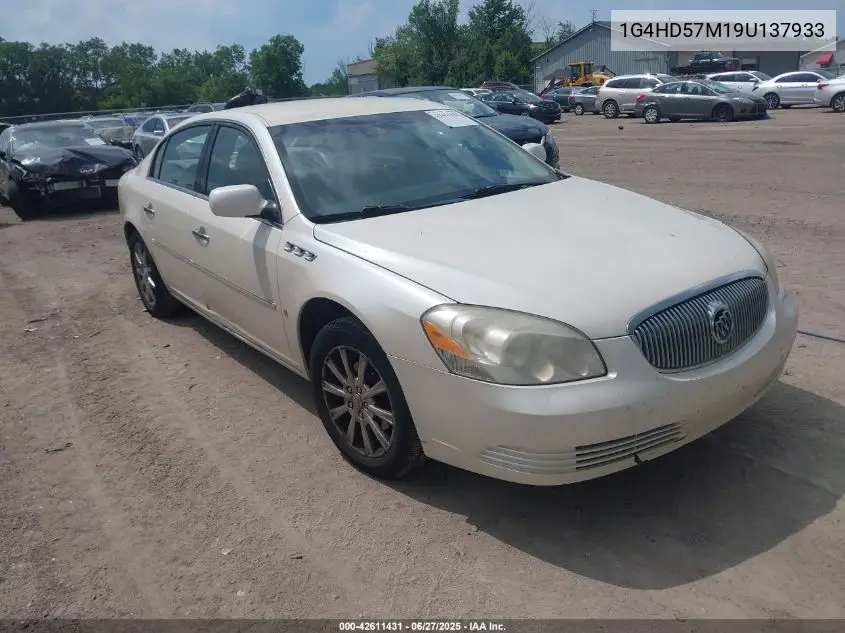 2009 Buick Lucerne Cxl-5 VIN: 1G4HD57M19U137933 Lot: 42611431