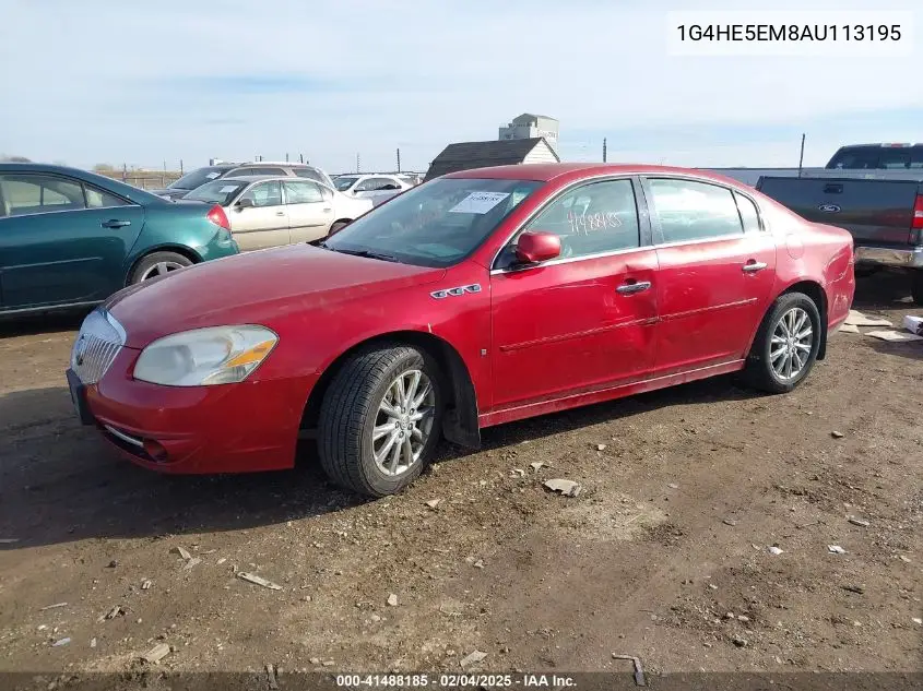 2010 Buick Lucerne Cxl-3 VIN: 1G4HE5EM8AU113195 Lot: 41488185
