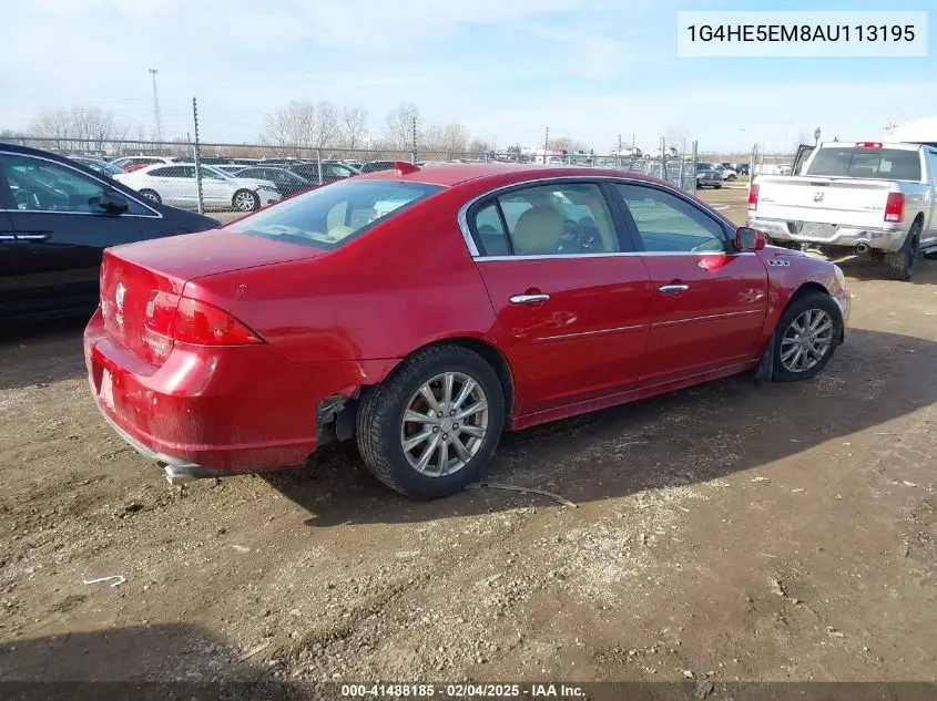 2010 Buick Lucerne Cxl-3 VIN: 1G4HE5EM8AU113195 Lot: 41488185